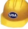 Union Hard Hat Stickers, Union Made & Union Printed